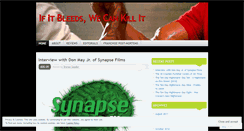 Desktop Screenshot of ifitbleeds.net